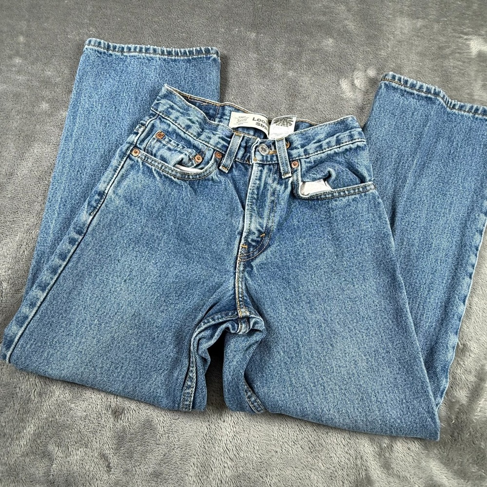 Levis 569 Loose Straight Jeans Youth Boys Size 10 Slim (2x325) Medium Wash
